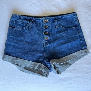 Forever 21 Premium Denim High Waisted Shorts